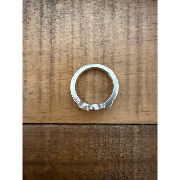 Tiffany & Co. 925 Silver Paloma Picasso Loving Heart Ring Size 6 W/Box - Picture 6 of 9